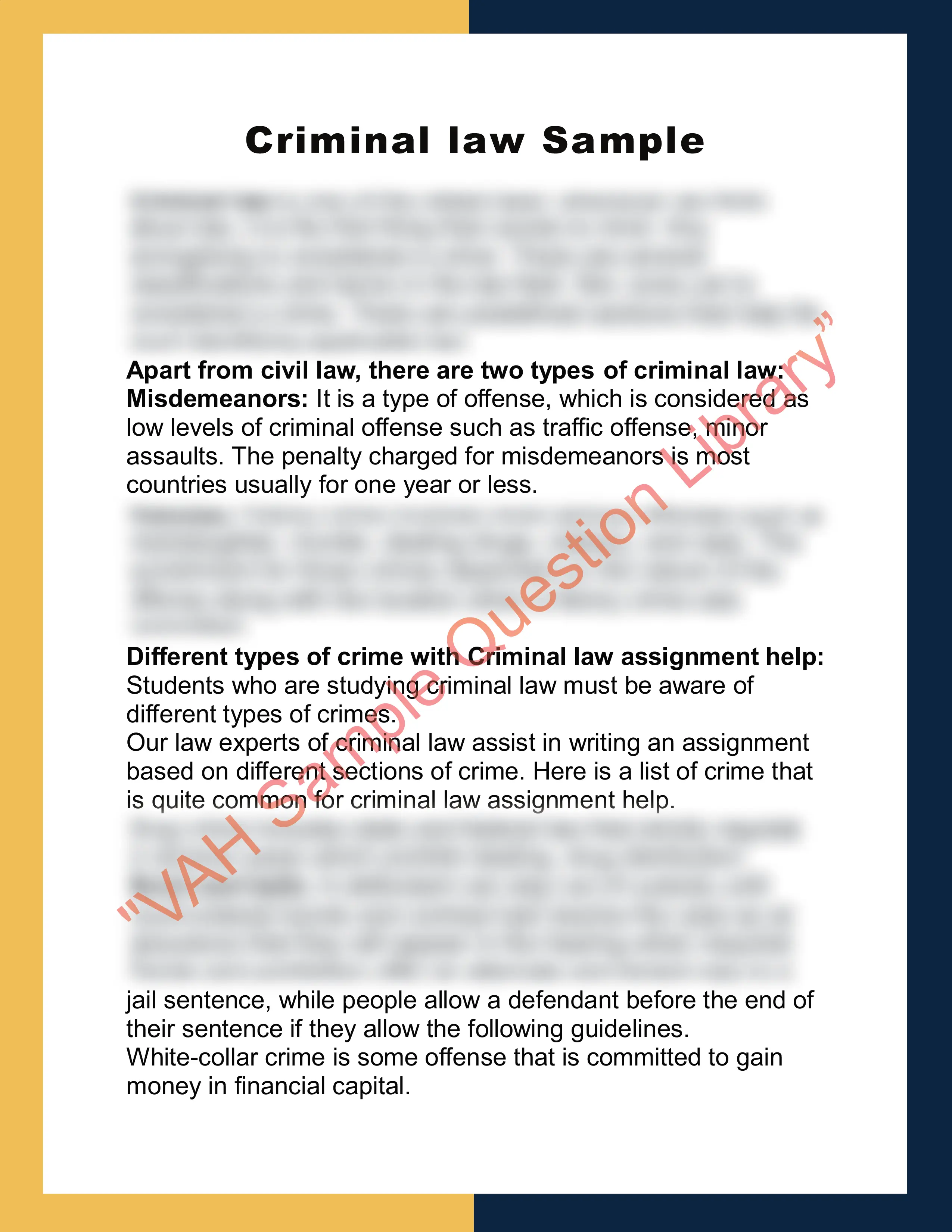 Criminal law Sample 0